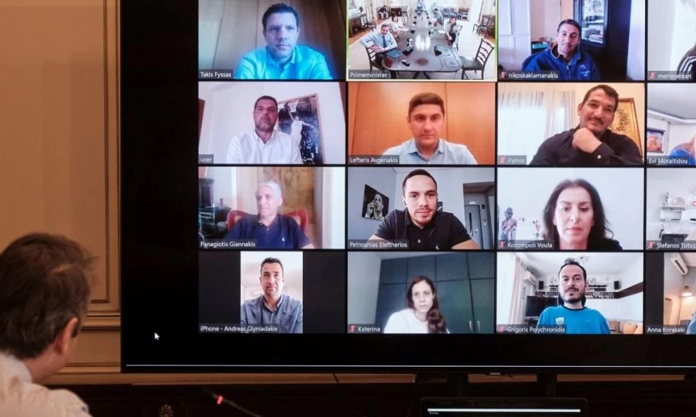 «Ζήσε Αθλητικά»: Τηλεδιάσκεψη Μητσοτάκη με Ολυμπιονίκες και πρωταθλητές